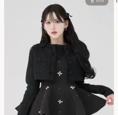 Darich リュクスツイードショートジャケット black