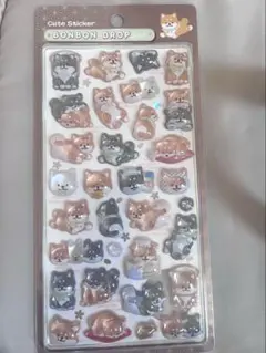 【正規品】ボンボンドロップシール 柴犬