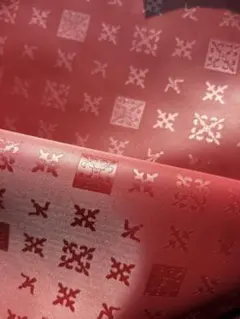 ラシット　撥水ナイロン生地　オールレッド