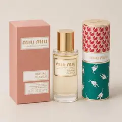 miumiu ミュウミュウレゾーアラモードシリアルプレーヤーオードトワレ50ml 未開封✨Miu Miu レ ゾー アラモード シリアルプレイヤーボトルセット