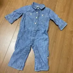 Baby Gap デニムロンパース 12-18ヶ月