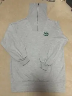 グレー ハイネック スウェット M