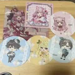 ブルアカ スタンド 缶バッジ ラウンドワン アビドス 便利屋68