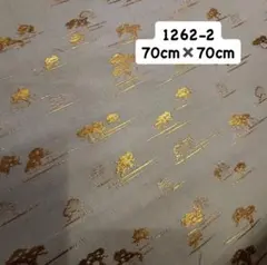 C- 1262-2▲ 西陣織　金蘭端切れ　70cm幅✖️70cm デッドストック