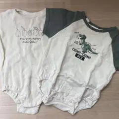 ロンパース 2点セット はらぺこあおむし　トイストーリー