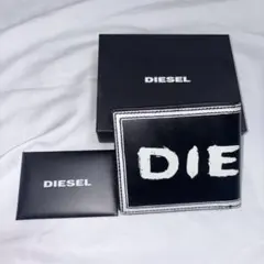 【極美品】DIESEL 二つ折り財布 ブラック