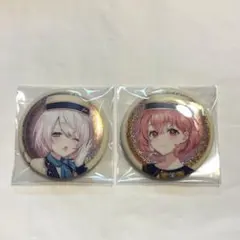 にじさんじ 缶バッジビスケット 笹木咲 椎名唯華