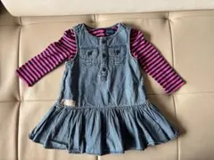 【セット】Ralph Lauren デニムワンピースとボディスーツ80サイズ