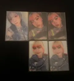 HANA MAHINA JISOO トレカ セット (名前ステッカー無し)