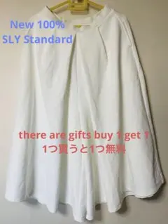 新作 SLY Standard ホワイトワイドパンツ
