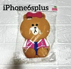 iPhone6splus ケース 韓国 ブラウン ラインフレンズ スマホケース