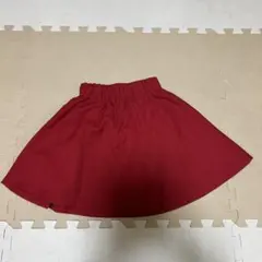 赤 フレアスカート XLサイズ