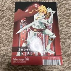 Fate/strange Fake 店舗特典 名場面ブロマイド セイバー Fate/strange Fake セイバー アニメイト 購入特典 ブロマイド - メルカリ