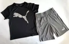 PUMA ロゴ Tシャツ130cmとショートパンツ116cmセット