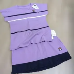 FILA テニスウェア 上下セット ピンクパープルのサムネイル