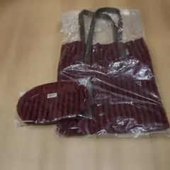 （新品】コメダ ソファ柄 トートバッグ&ポーチ