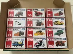 トミカ はたらくくるま 12台セット まとめ売り　4台のみ新品