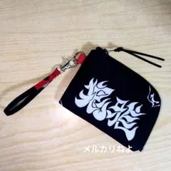大相撲 狼雅 二子山部屋 浴衣 反物 L字ファスナーポーチのサムネイル