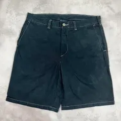 【美品】POLO Ralph Lauren ハーフパンツ W32 後染めブラック