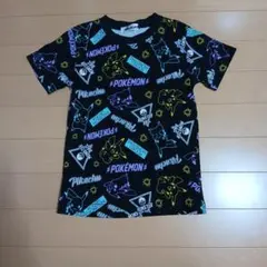 ポケモン Tシャツ 黒　110cm
