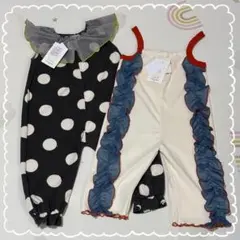 【完売品】バースデイ　ネネンネウ　サロペット 2点セット