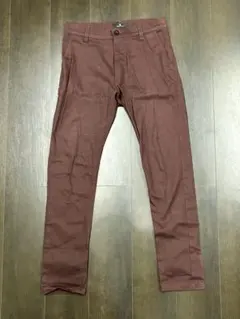 MONO-MART バーガンディ チノパン S