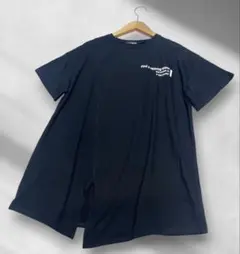 RANAN 大きいサイズ（LL）半袖 Tシャツ チュニック ゆったり/黒のサムネイル