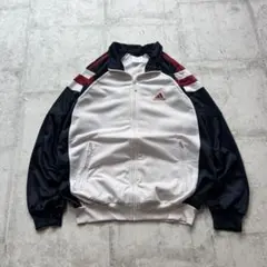00s adidasアディダストラックジャケットジャージネイビーホワイト短丈古着のサムネイル