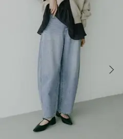 グローバルワーク　GOODデニムバレルパンツ