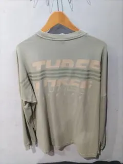 adidas　オリーブ 　長袖カットソー XL