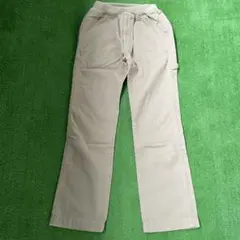 美品　HARAPPA ベージュ ロングパンツ 150
