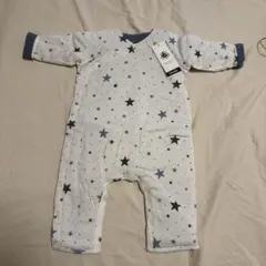 【新品未使用】PETIT BATEAU 星柄ロンパース 12m