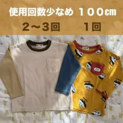 長袖カットソー 100cm　2枚セットまとめ売り　男の子　はたらくくるまパトカー