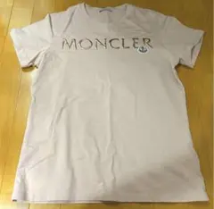 MONCLER ロゴ Tシャツ ライトピンク S