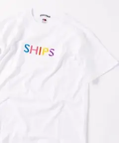 SHIPS ロゴ Tシャツ