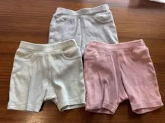 futafuta ベビー ショートパンツ 3枚セット　80cm