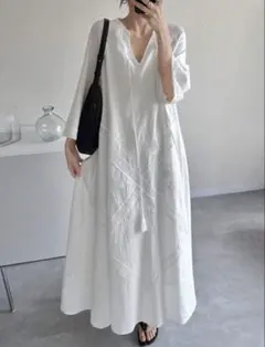 FRIFUL レース刺繍ワンピース