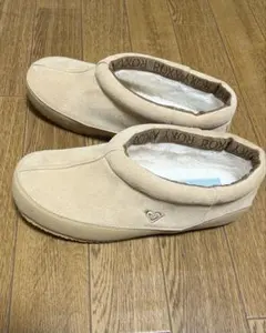 美品 ロキシー スエード スリッポン25cm