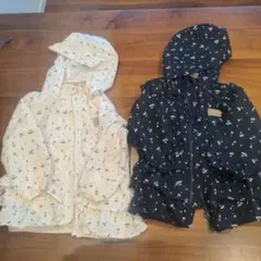 プティマインフリルジャケット 2点セット 100