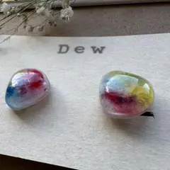 ハンドメイド レジンお箸置き ミモザ・セキセイインコ - メルカリ