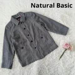 美品 Natural Basic ナチュラルベーシック アウター P-330