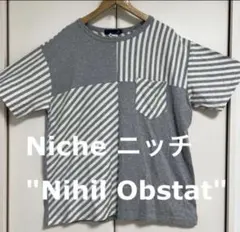 【美品】Niche ニッチ　"Nihil Obstat" 切り替え　 ボーダーのサムネイル
