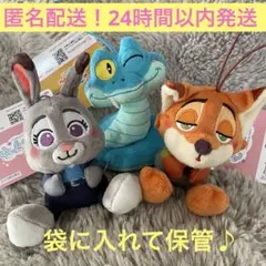 ズートピア むにゃすやマスコット ぬいぐるみ ニック ジュディ ゲイリー