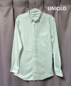 UNIQLO ユニクロ オックスフォード ボタンダウン シャツ 美品 L