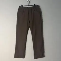 ブラウン　パンツ　Lサイズ　レディース　ストレッチ　伸びる　ポケット4つ