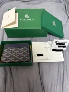 Goyard マティニョン　コインケース　 ネイビ