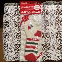 Coca-Cola クリスマスデザイン靴下 1足