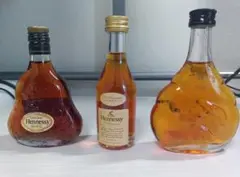 Hennessy XO VSOP Meukow ミニボトル 3本セットのサムネイル