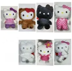 ハローキティ　ぬいぐるみ　マスコット　タイトー　7種類　HELLO KITTY