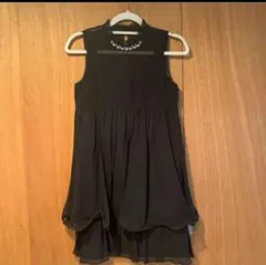 ジルスチュアート☆ノースリーブ フレアワンピース パーティー☆サイズ2